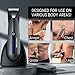 BarberBoss Body Groomer Men, Mens Ball Shaver, Ball Trimmer Men, Groin & Body Hair Trimmer, Pubic Hair Trimmer for Men, Body Shavers for Men, Men's Pube Trimmer, Balls Trimmer Men QR-2075