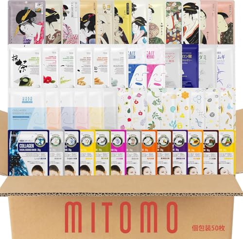 MITOMO LIFE 女神の フェイスパック 福袋 50枚個別包装 パック 福袋 敏感肌 個包装【LBPRML0050】