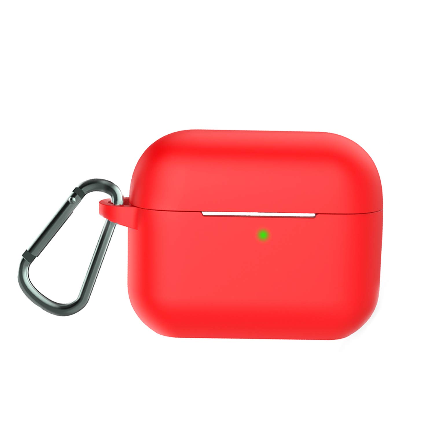 Felicey AirPods Pro Case, AirPods 3 Soft Silicone Full Protective Shockproof Cover for AirPods Pro (Front LED Visible) (Red)