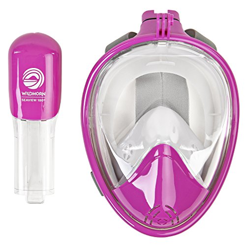SEAVIEW 180 Degree Panoramic Snorkel Mask- Full Face Design, Panoramic - Thumbnail 7