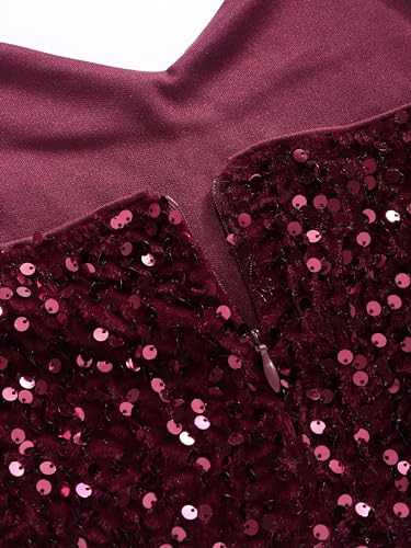 CIDER Sequin V-Neck Halter Mini Dress4