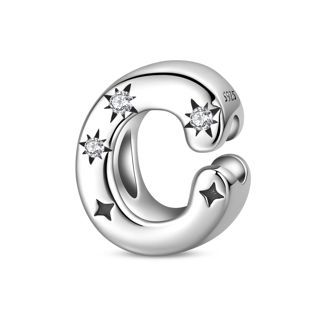 Sterling Silber Charms Anhänger Für Armbänder, Anfangs Buchstaben Charms Passen Für Pandora Armband, Hypoallergene Perlen Charm Für Schmuck Diy Geschenke Für Frauen