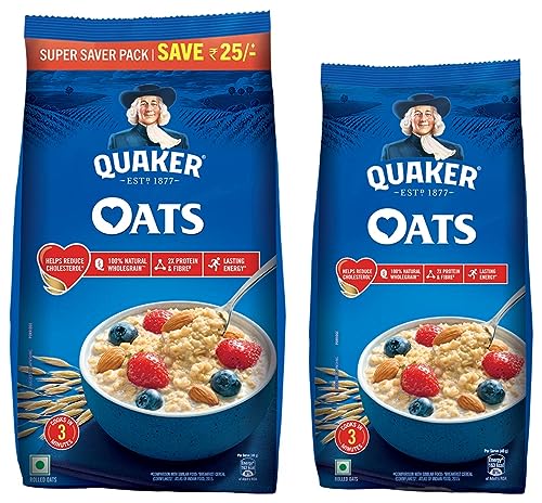 Image of Quaker Cinnamon Oats, 1.5Kg Pack+Oats Plus-Multigrain Advantage, 600G Pouch