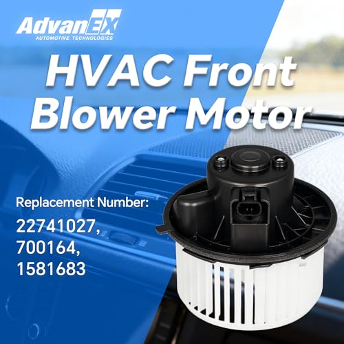 Image of 700164 HVAC Front Blower Motor Compatible with Chevrolet Silverado Suburban GMC Yukon Cadillac Escalade Replace 22741027 1581683 Without Resistor