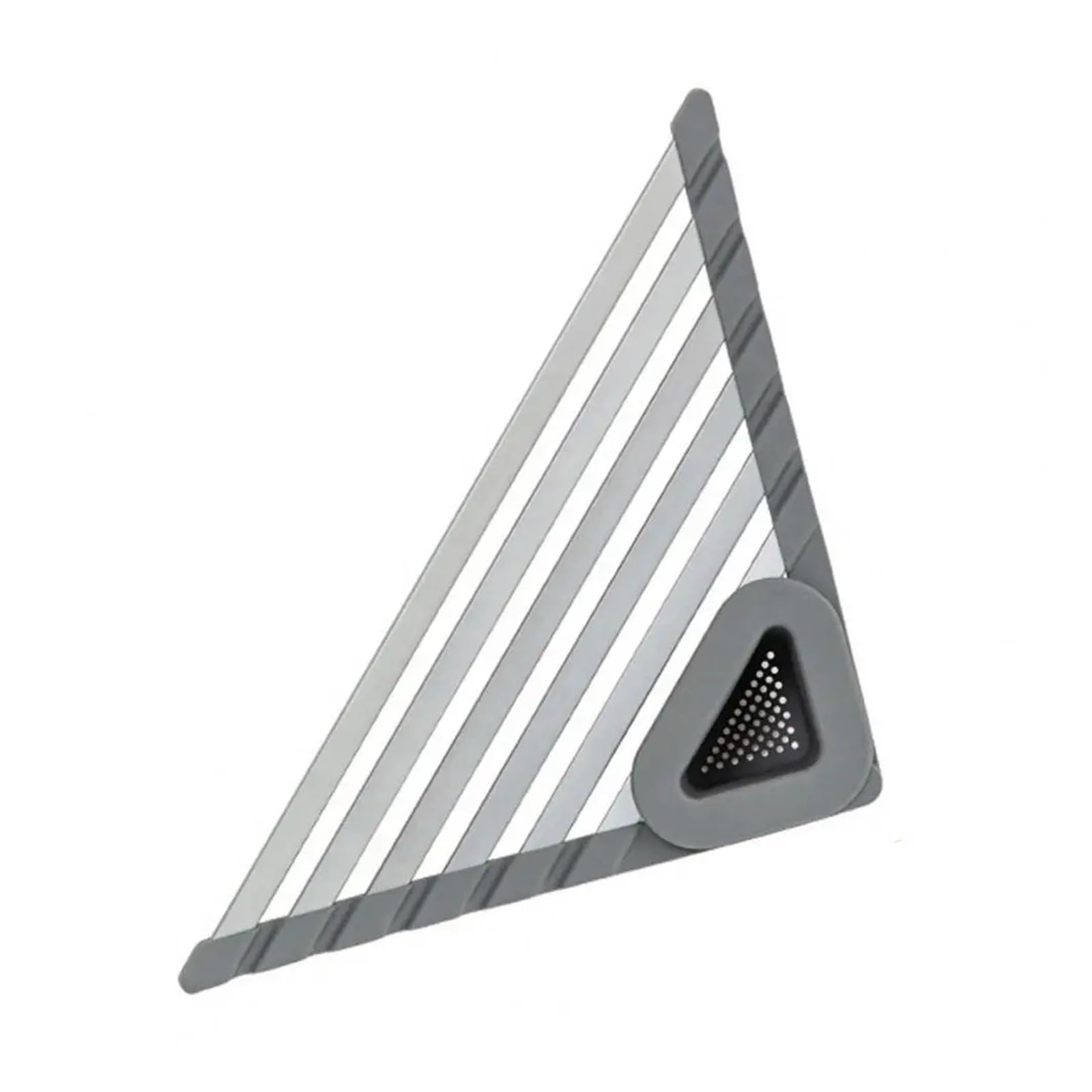 RRYPBOVG Triangular Drain Rack Kitchen Sink Filter Rack Stable Triangular Structure Drainage Rack Strong Load-bearing