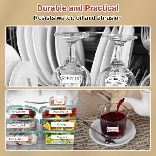 Phomemo A30 Label Maker Machine, Bluetooth Wireless Portable Small Label Printer, Waterproof Label Mini Sticker Maker for Home School, Cloth Name Tag, Ribbon Printer Machine for Gift Wrapping