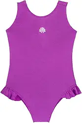 Maiô Infantil Praia Natação Menina Com Proteção Solar Uv