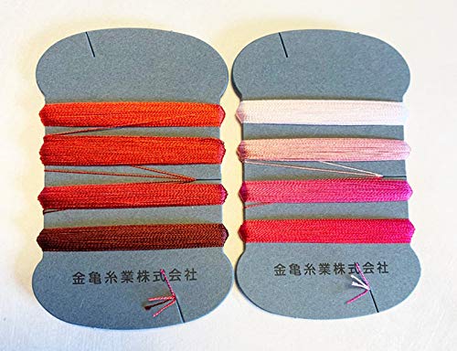 Hilo de Seda Kinkame 100wt Sushi Rosado miniatura 2