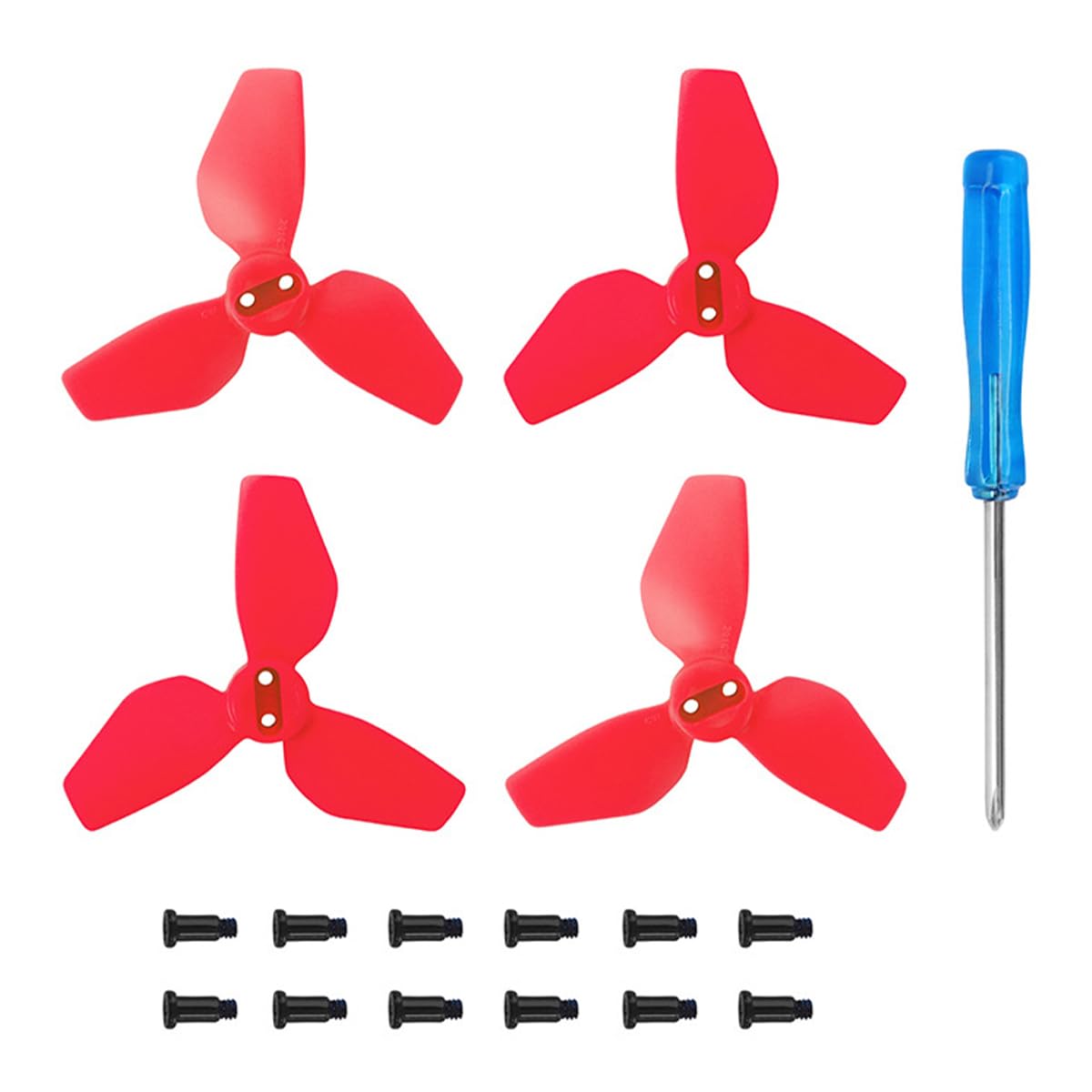 Laroal 2 Pair Red Propeller For Neo Drone Colored Propeller 2016S Propeller Wing Wind Bla-des Replacement Parts
