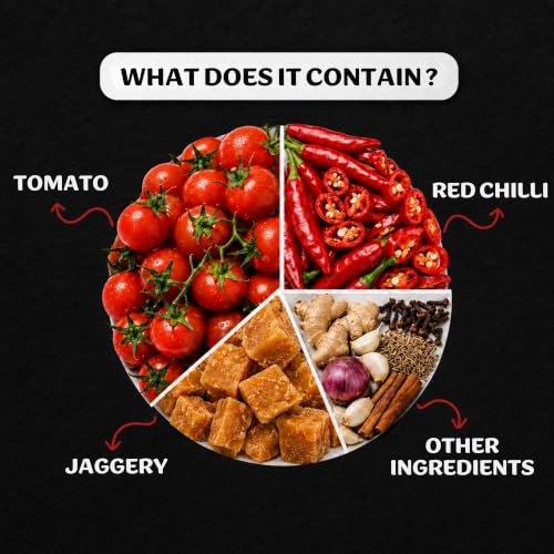 Image of 5:15 PM Tomato Ketchup - 320g | Tomato Sauce made With Fresh Tomatoes & Jaggery | No Refined Sugar | No Artificial Colour or Preservatives | Delicious Everyday Dip & Spread