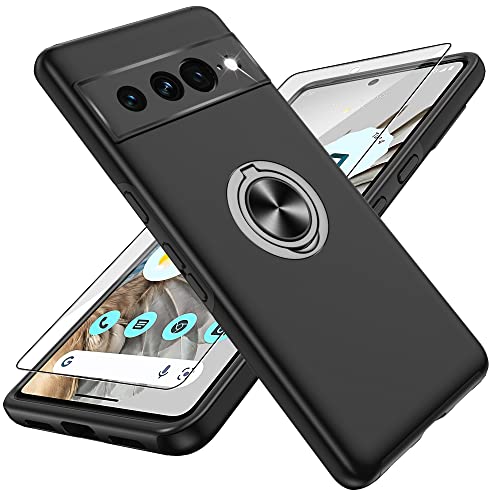 Coque Pixel 7 Pro noire antichoc avec protection écran HD