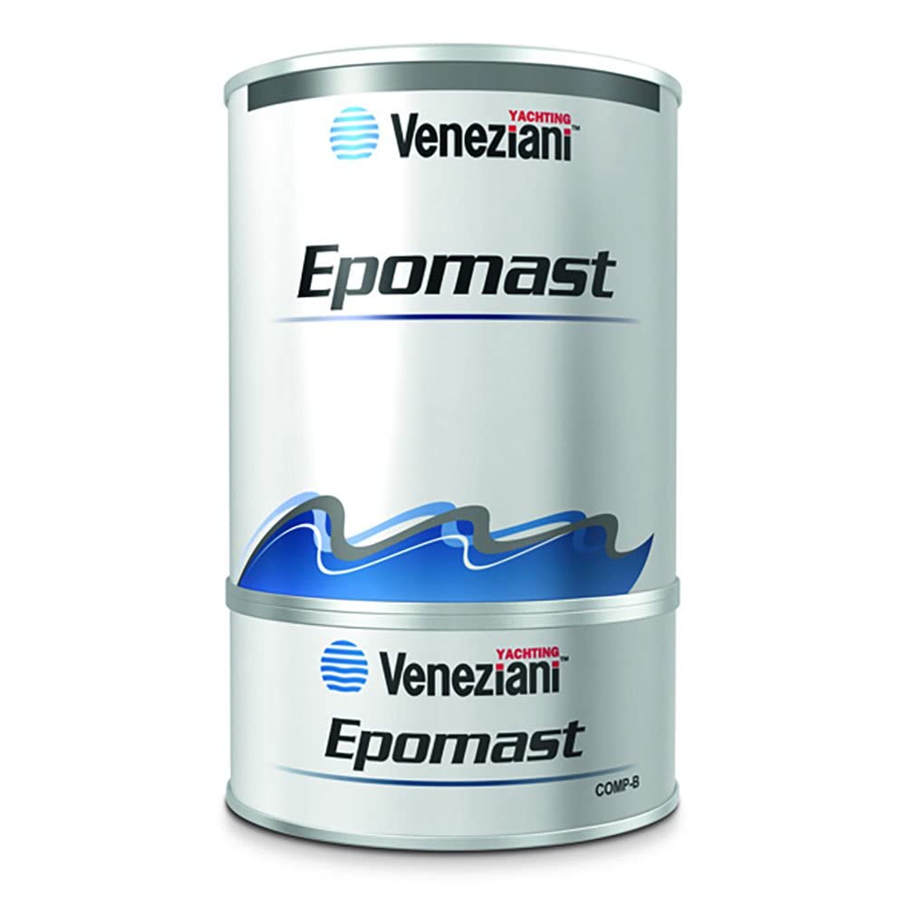Veneziani Epomast - Mastice epossidico per uso generale, 2 kg A+B, colore: Grigio chiaro