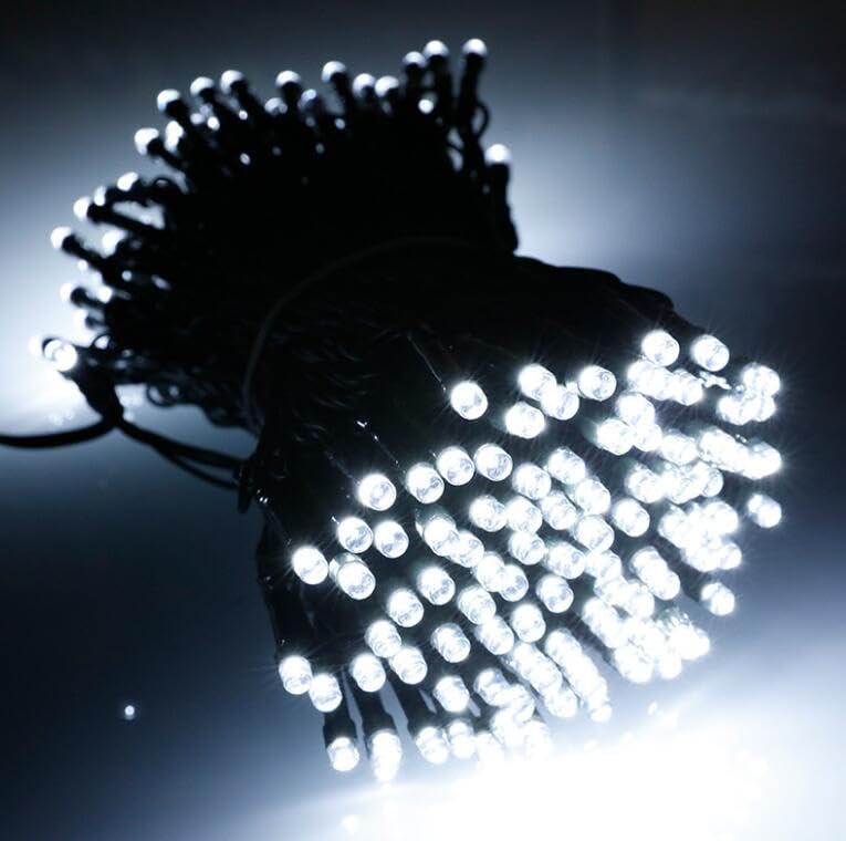 Fabulouz Fairy Lights - 200 LED Battery Operated String Lights for Indoor/Outdoor, Bedroom, Garden, Wedding, Party, Tree, and Christmas Decorations (Cool White) [Energy Class A]