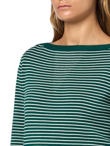 Image of Nautica Women's Mariner Stripe Pullover Boatneck Long Sleeve