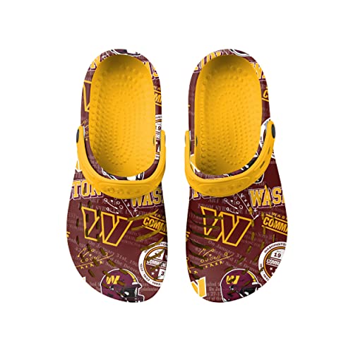 Image of FOCO Arizona Cardinals NFL Mens Historic Print Clog with Strap