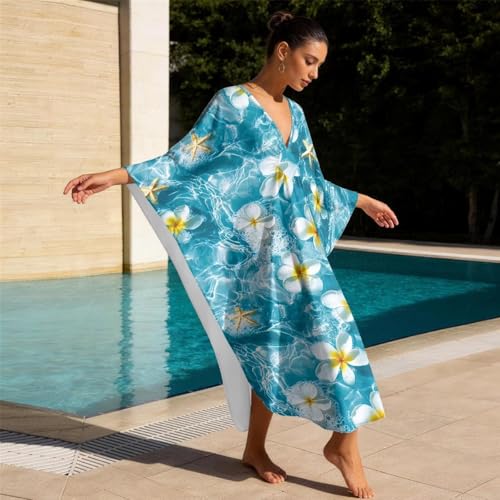 Vestido de playa estilo caftán fresco para tardes de verano y terrazas 4