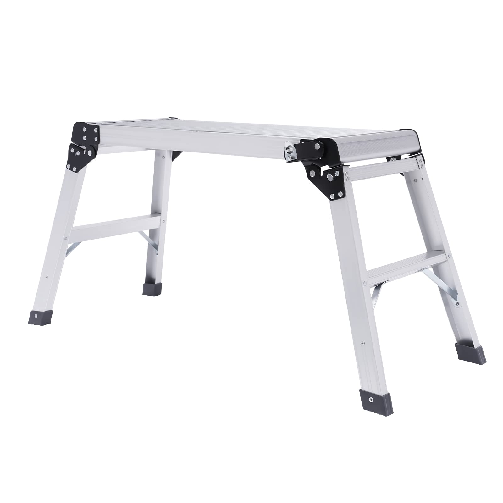 Plateforme de travail, échelle pour charges lourdes, plate-forme de travail pliable avec plate-forme, échelle à marches, plate-forme de travail avec échelle pliable, plate-forme de travail pliable,