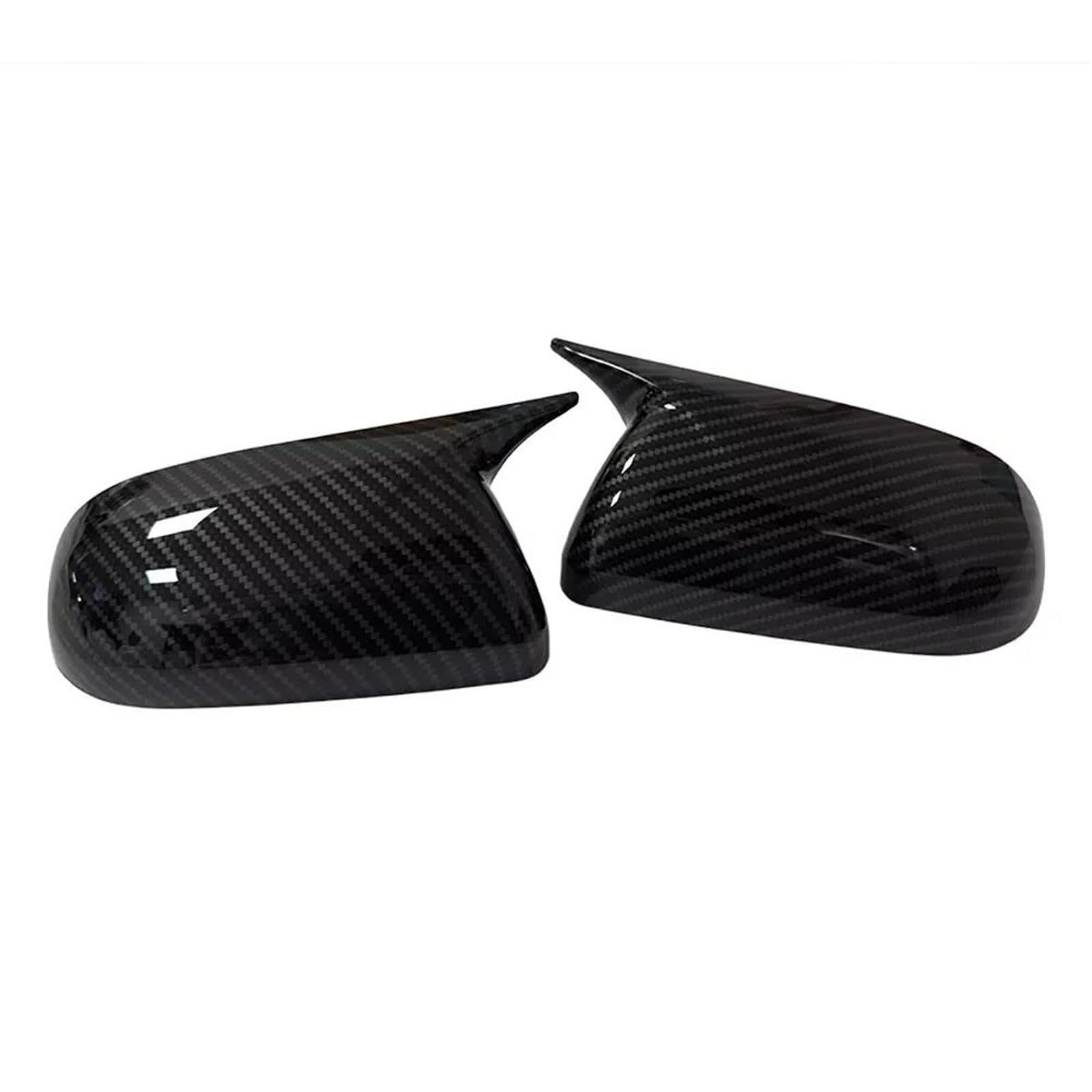 Car Sticker Rearview Side Mirror Cover Wing Cap for Chevrolet for Lova for Aveo 2007-2010(Carbon Look)