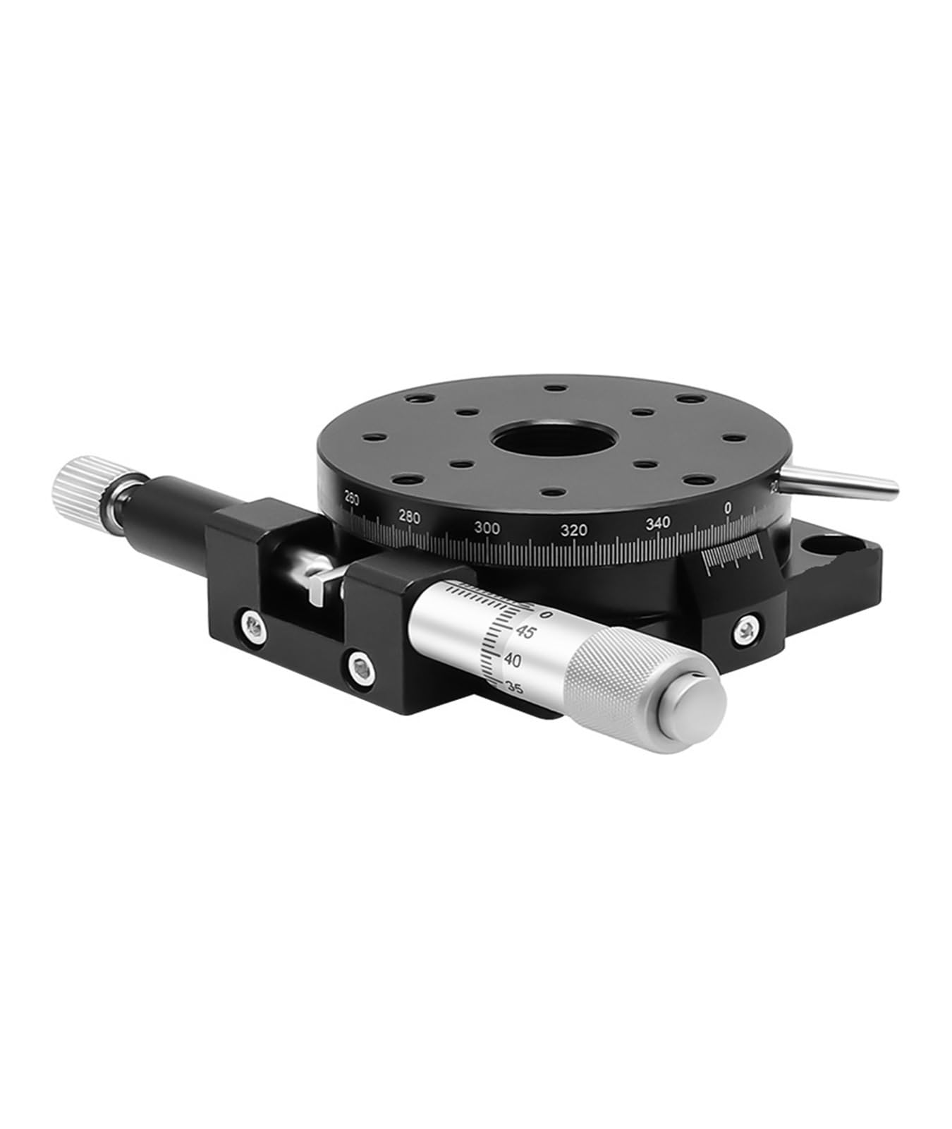 KGLHJDY Rotary Slide Manual Fine-Adjustment Platform Displacement Adjustment Indexing Plate RSP40/60/80/125(RS90-L)