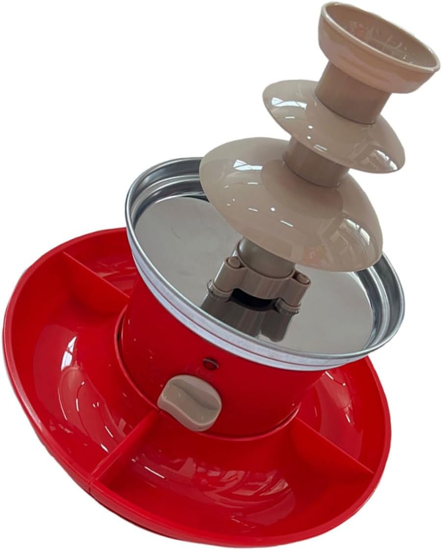 Mini Chocolates Fountain Machine Melting Machine Electric Fondue Fountain for Parties Teen Game Holidays