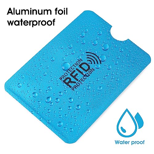 9 Pcs RFID Blocking Sleeves Credit Card Protector RFID Card Holder Identity Card Protectors Credit Card Holder for Women Men3