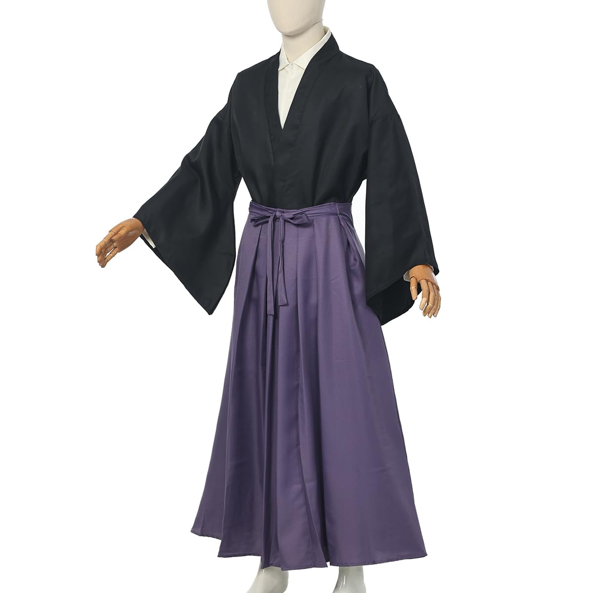 BPURB Kimono tradizionale giapponese, Yukata, Samurai, arti marziali, Hakama, uniforme per judo, aikido, kendo, costume anime cosplay