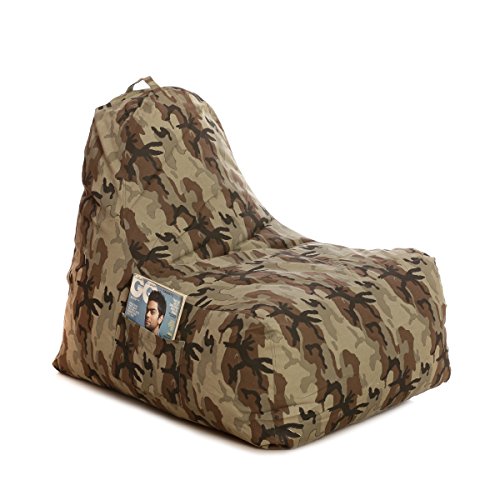 Image of Style Homez Hackey Cotton Canvas Camouflage Printed Bean Bag XXL Size Filled with Beans Fillers