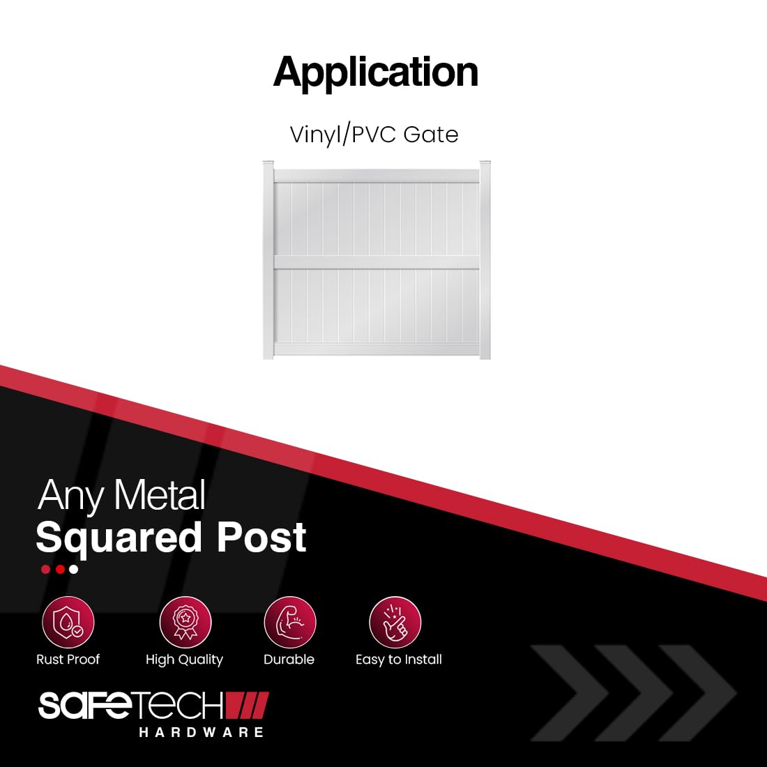 Safetech Hardware Polymer Small Gate Stop (SGSS) – Advantage Industries