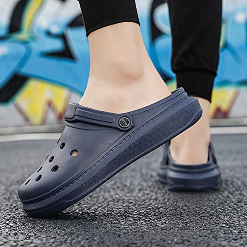 Image of VONMAY Men's Women's Clogs, Breathable Garden Shoes Adjustable Slides