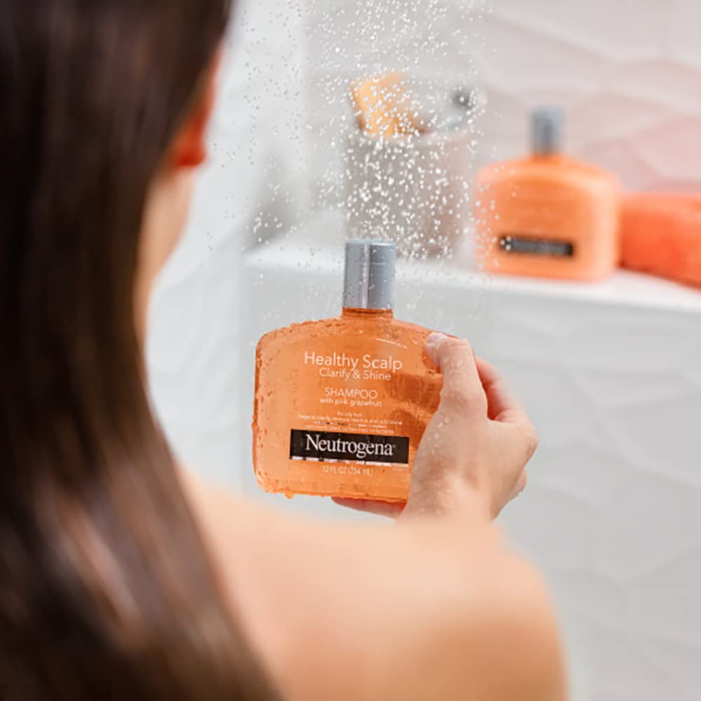 Neutrogena Healthy Scalp Clarify & Shine Shampoo & Conditioner, Pink Grapefruit