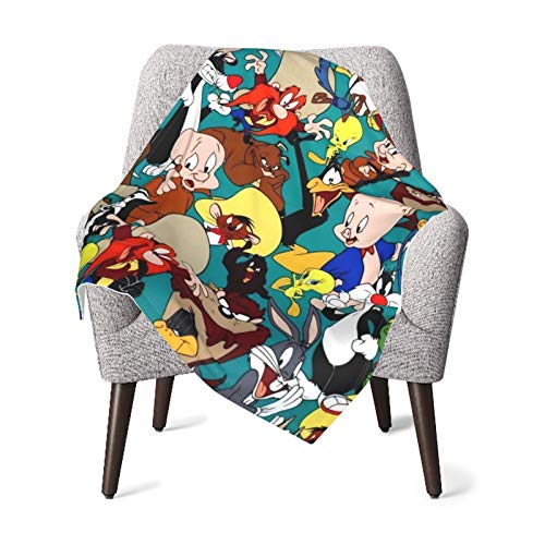 Looney Tunes Baby Blanket Toddler Quilt Kids Lightweight Blankets Home Ultra Soft Crib Bedding Set