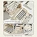 LJJINGXS Cute Cat Black Pencil Case Set with Cat Plush Keychian,Gel Pens, Stickers, Mini Notebook, Kawaii Style Gift. (Cat-01)