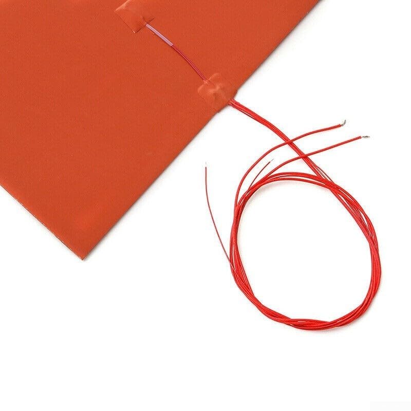 350 x 350 mm 220 V 1400 W Silikon-Heizmatte Pad für 3D-Drucker beheiztes Bett, hohe Isolations-Heizplatte für schnelles und gleichmäßiges Aufwärmen