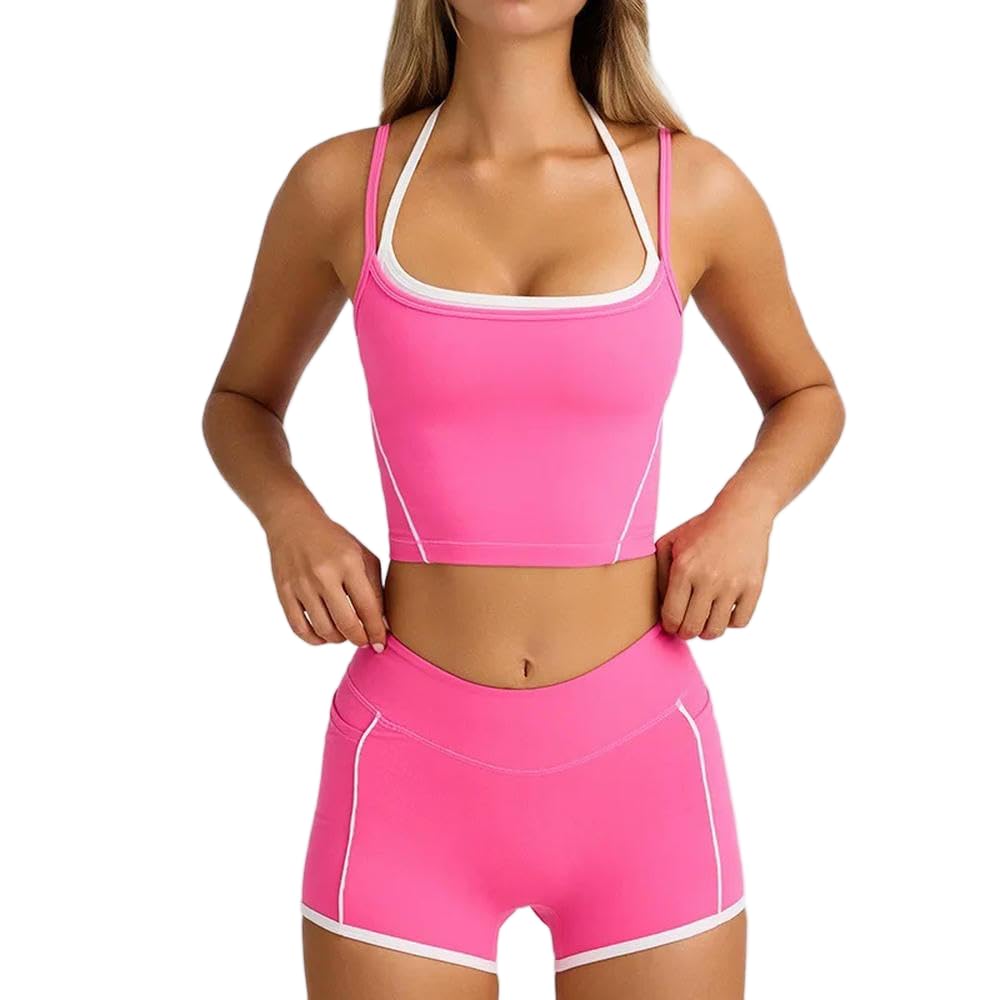 JJDFW bielizna sportowa kamizelka szorty biustonosz do pończoch piękno plecy pilates skinny wysoka elastyczna fitness bieganie joga zestaw ubrania damskie