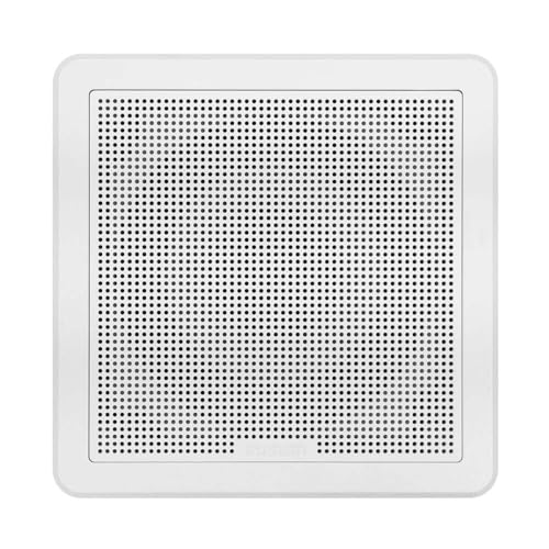 Image of Fusion FM-S10SW FM Series 10 inch 400W Flush Mount Marine Subwoofer - Square Grill - White