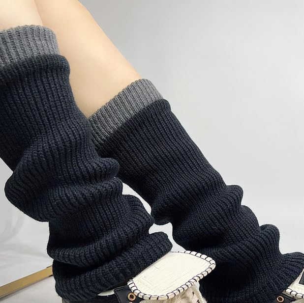 Image of Share Maison Women's Leg Warmers for Cold Weather, Thick Wool Knit Long Socks Leg Sleeves