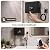 Electric Tankless Water Heater 3000W 110V Constant Temperature Instant Hot Water Heater with Remote Control Digital Display On Demand BLACK(with plug)