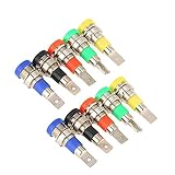 【Anschluss】 4MM Bananenstecker-Buchsenstecker für AV-Lautsprecherverstärker, Anschluss für 4-mm-Bananenstecker für 8AWG bis 20AWG Lautsprecherkabel.