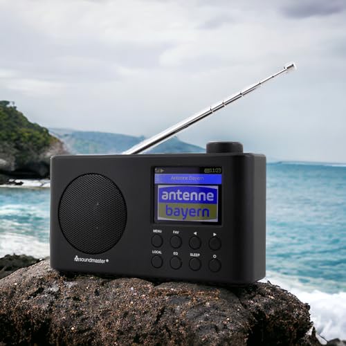 Soundmaster IR6500SW Internetradio DAB+ UKW Radio Bluetooth UPnP Netzwerkplayer tragbares Radio mit Akku 2.200 mAh wiederaufladbar Farbdisplay – Bild 5