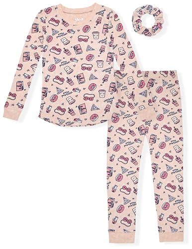 Girls’ Pajama Sets Multipack Snug Fit Soft Long Sleeve Pajama Tops & Sleepwear Pants4