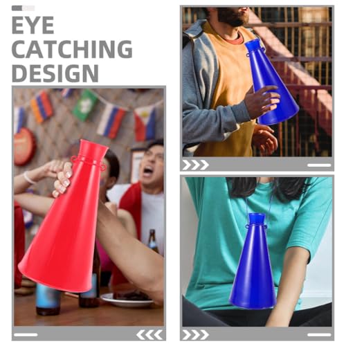 Abaodam 5Pcs Cheer Megafone Esportes Cheers Festa Noisemaker Brinquedos Megafone De Plástico Chifres