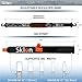 Sklon Ski Strap and Pole Carrier | Avoid The Struggle and Effortlessly Transport Your Ski Gear Everywhere You Go | Features Cushioned Shoulder Sling | Great for Families - Men, Women and Kids - Orange