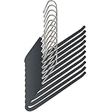 KUENTAI Z型スラックス ズボンハンガー 10本セット 35cm スポンジ ズボン干し 洗濯 スーツ 洗濯用 スーツ干し 収納 落ちない 型崩れしにくい 錆びない 頑丈 跡がつかない