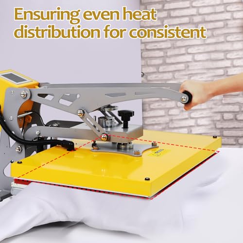 Heat Press Machine para camisetas 40x60cm 2000W 110V miniatura 7
