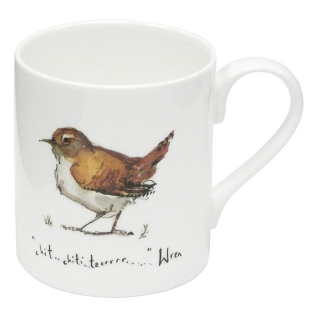 Mclaggan Multi-Colour Madeleine Floyd Wren, Fine Bone China Mug