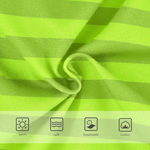 Grass Green Gray Stripe Toddler Girls's Underwear 2T3