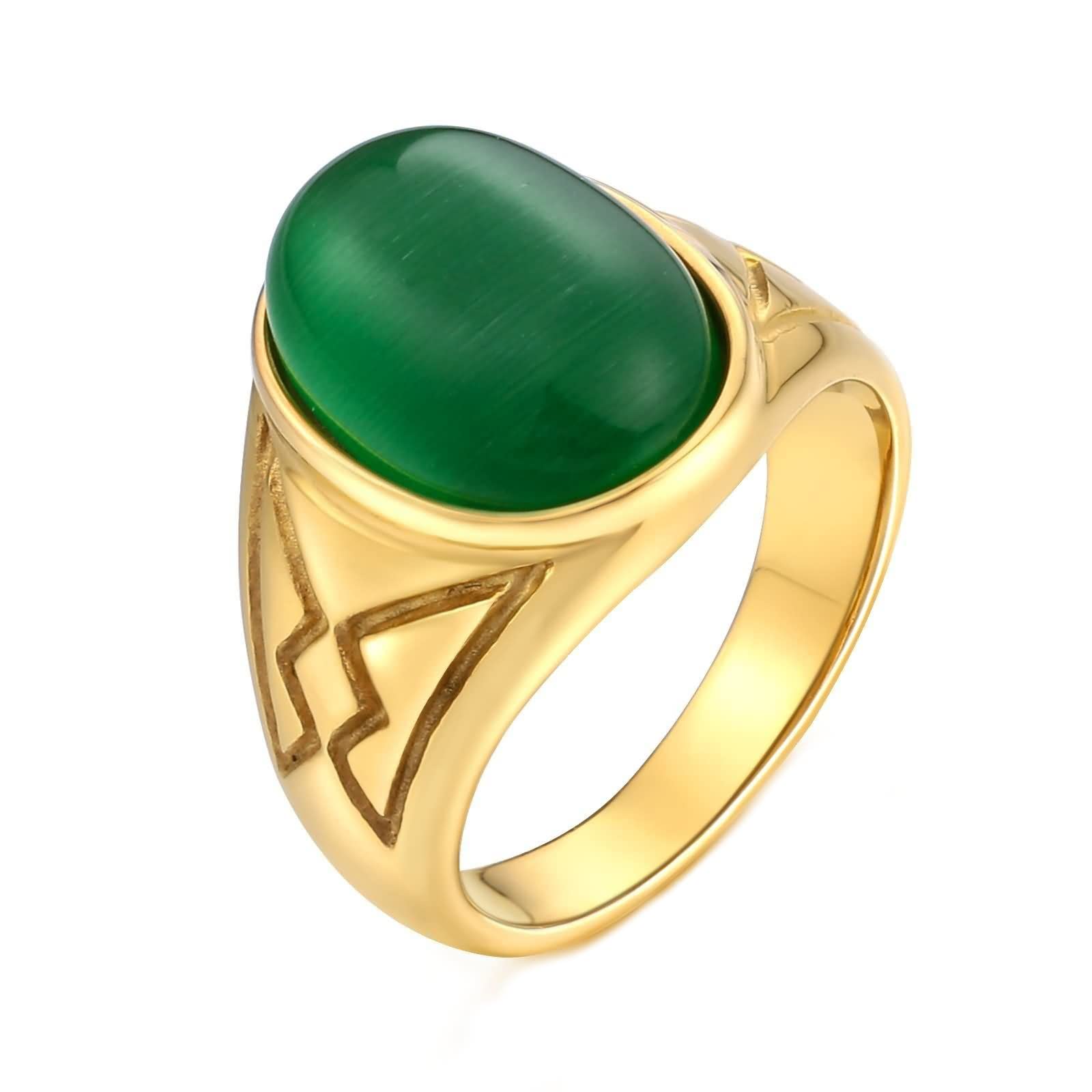 Dsnyu Anillo Hombre, Anillo Acero Inoxidable Liso, Anillos Góticos Joyas Fiesta Vistoso Talla 15-25