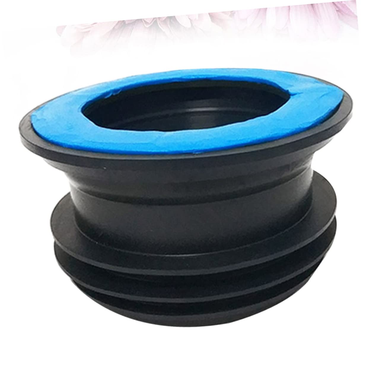 Tofficu 2 Stück Wc Dichtung Wc Ring Abdeckungen Wc Dichtung Wc Flanschring Dichtring Blau Gummi
