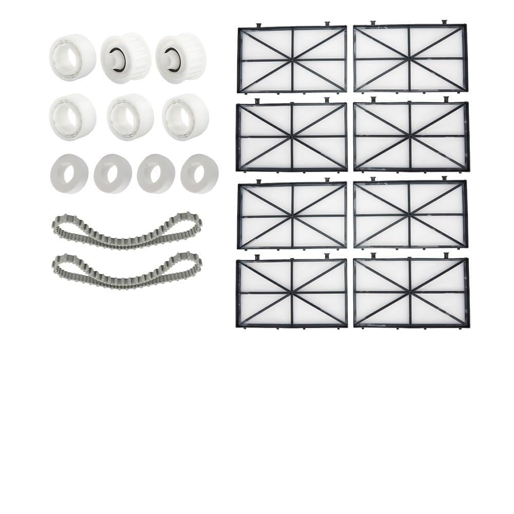 Kit d'entretien pour nettoyeur de piscine Dolphin CC Plus M400 M500, 2 courroies 9985006 R2, 6 roues de guidage 3884997 R6, 4 roues de positionnement 6101611 R4