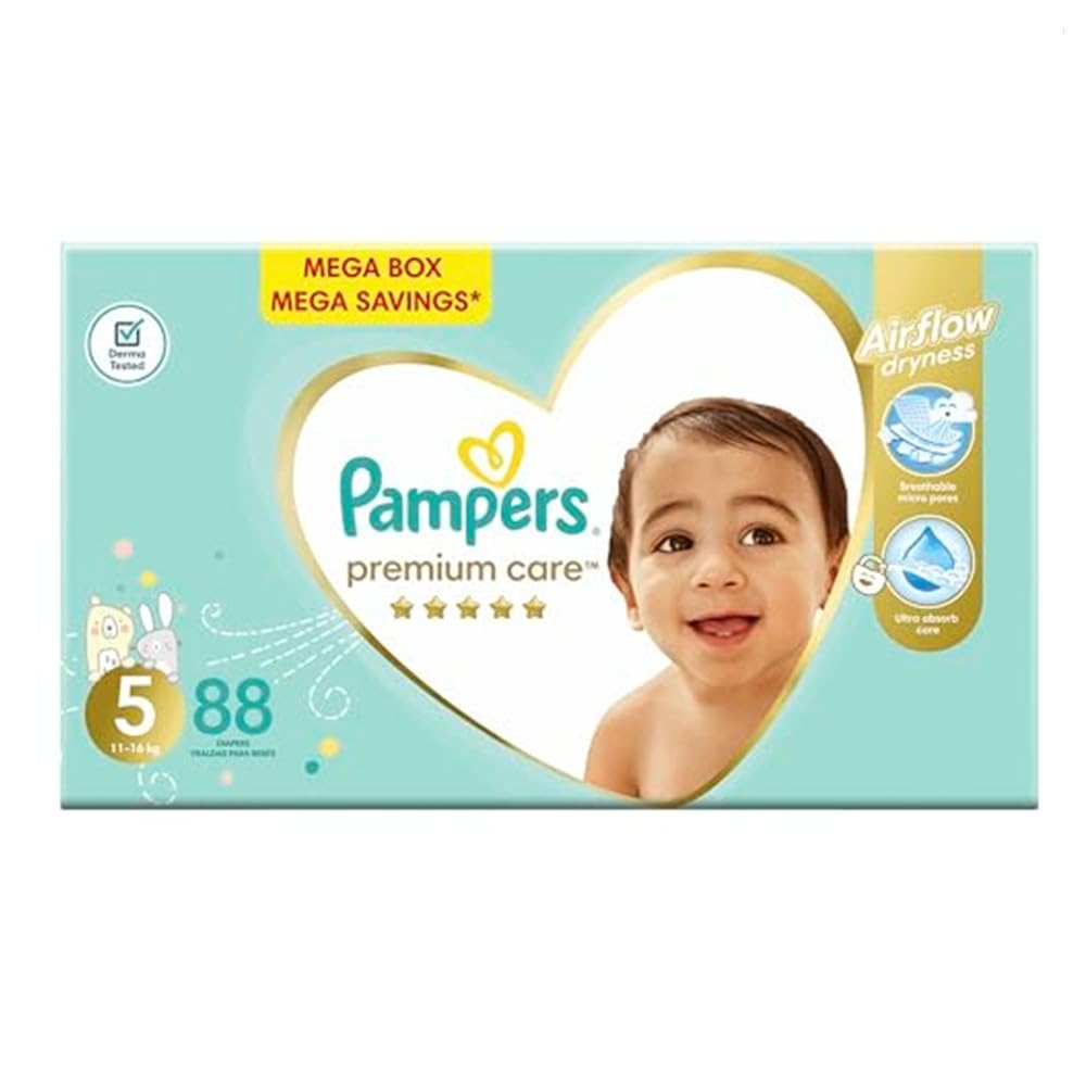 Pampers PC Mega Box S5 Junior, 88 Stück